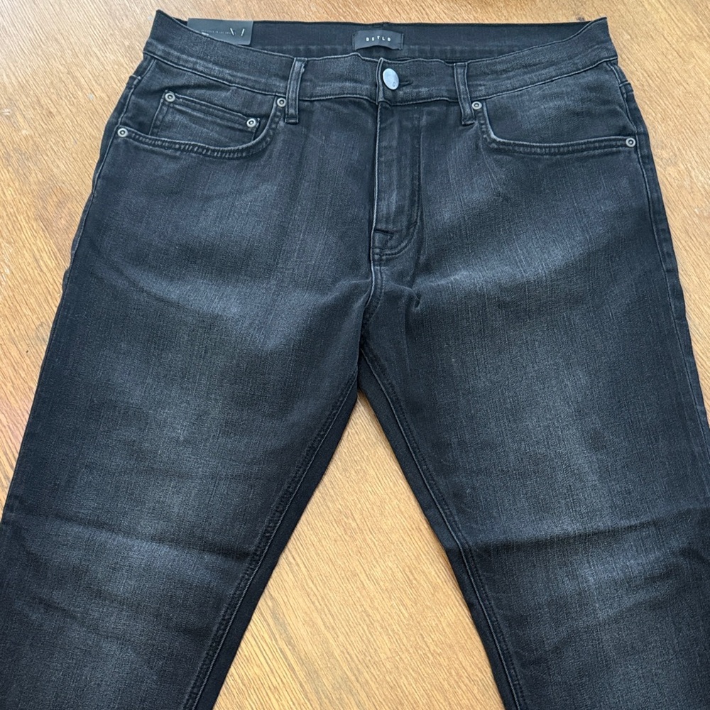 DSTLD Dark Gray Slim Men's Jeans